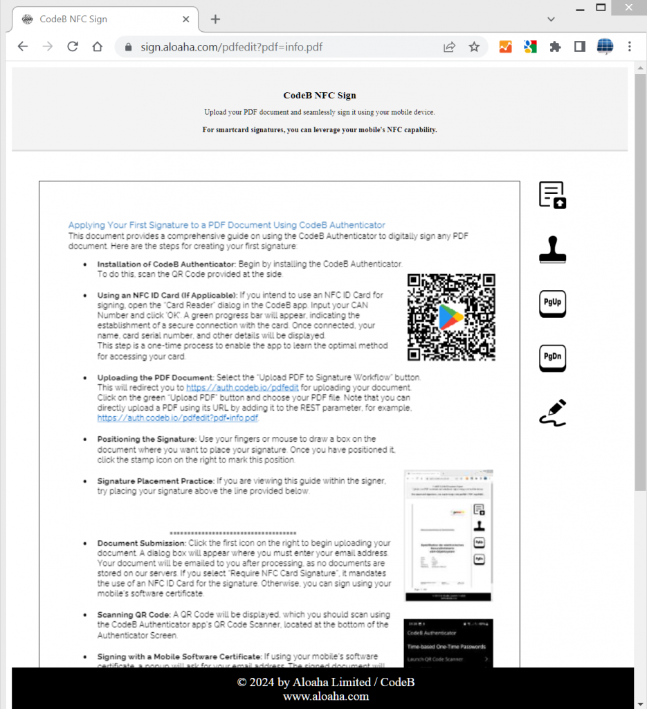 CodeB Signature Server
